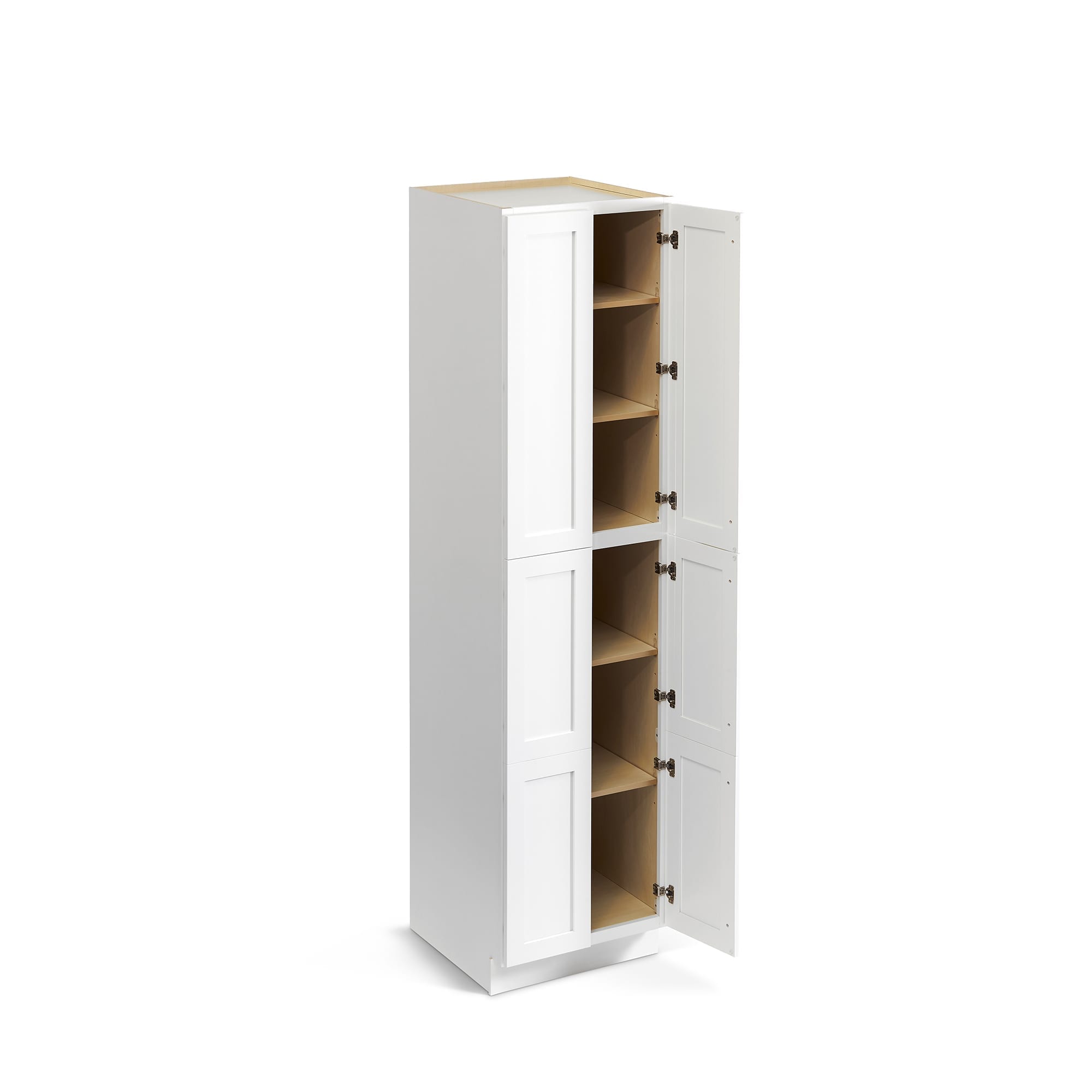 Pantry Cabinet 24″W x 96″H - Pure White | Valleywood Cabinetry